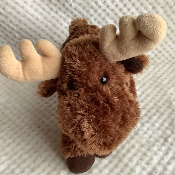 Aurora World Plush Brown Moose Stuffed Animal Toy - Picture 10 of 15